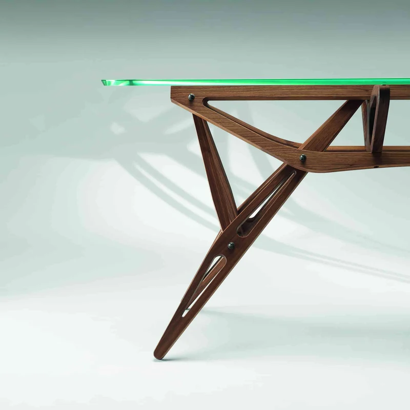 Dining Table REALE CM Homage to Carlo Mollino by Zanotta