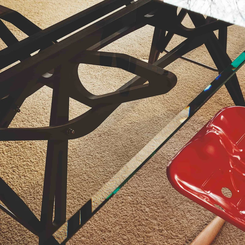 Dining Table REALE Homage to Carlo Mollino by Zanotta
