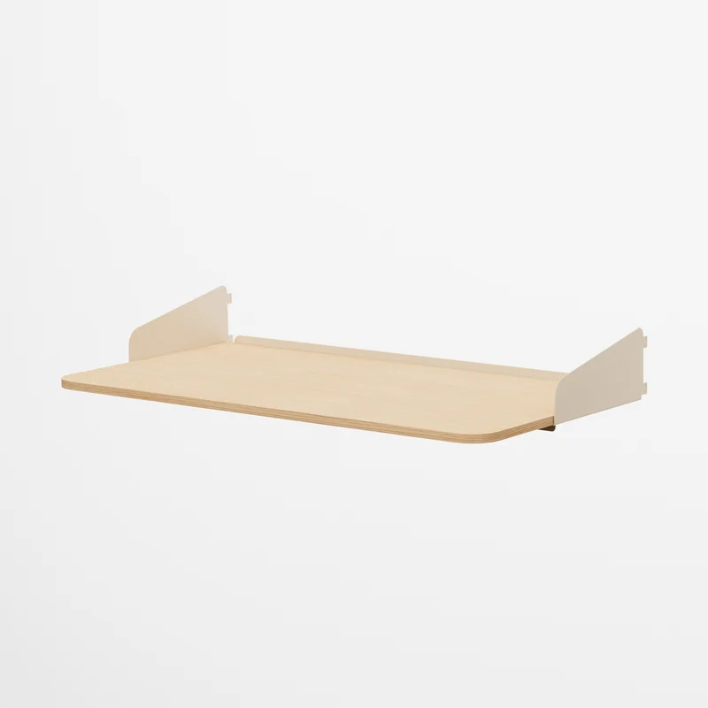 Linnea - Scrivania Sospesa - Larghezza 90 cm - Beige Luxor