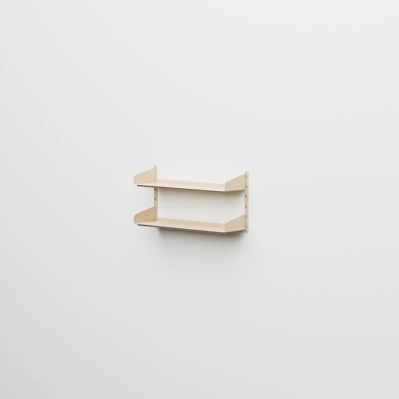 Linnea - Sistema Modulare a Parete con mensole da 60 cm, campata singola - Beige Luxor (COD01183)