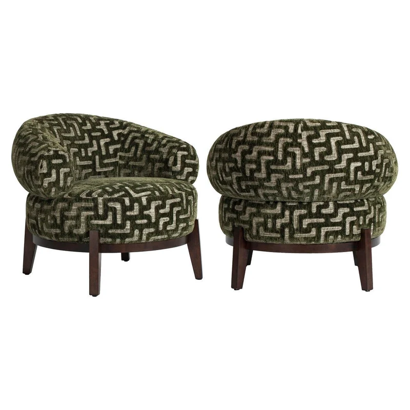 Richmond Interiors Lounge Stuhl Montana moss labyrinth