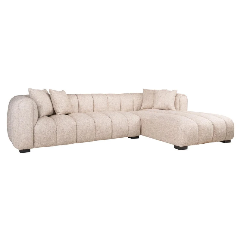 Richmond Interiors Sofa Novaro cream tweed lounge right fire retardant