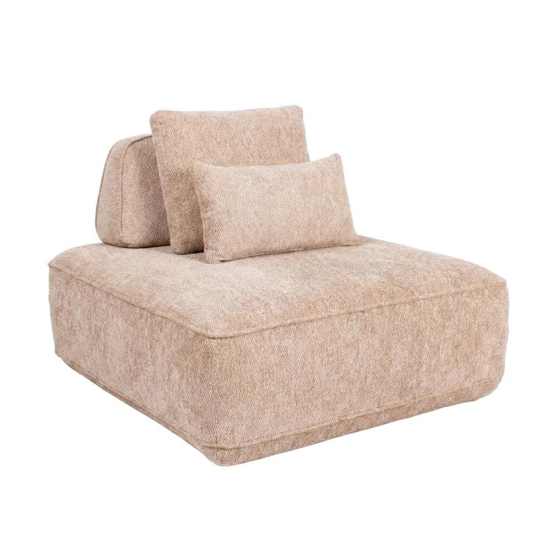 Richmond Interiors Sofa Tudor natural boldweave 1-seater movable backrest