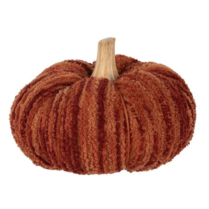 Zucca in tessuto arancione - Cm. 20 x 17