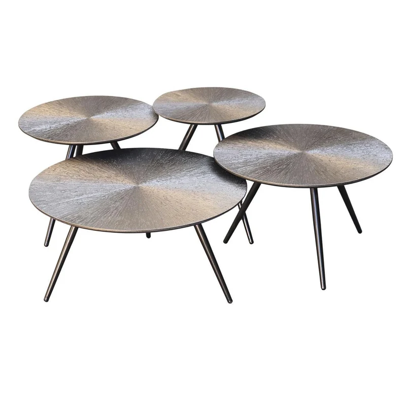 Richmond Interiors Couchtisch Quadra Brunzae (Set of 4)