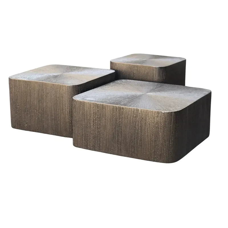 Richmond Interiors Couchtisch Cubes Brunzae (Set of 3)