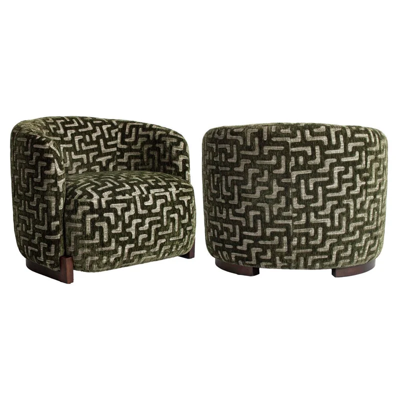 Richmond Interiors Lounge Stuhl Hannah moss labyrinth fire retardant