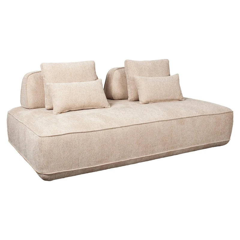 Richmond Interiors Sofa Tudor natural boldweave 2,5-seater movable backrest