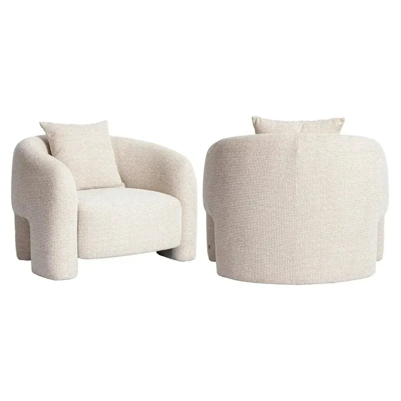 Richmond Interiors Lounge Stuhl Tuscany beige blockweave