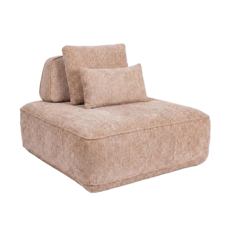 Richmond Interiors Sofa Tudor mocca boldweave 1-seater movable backrest