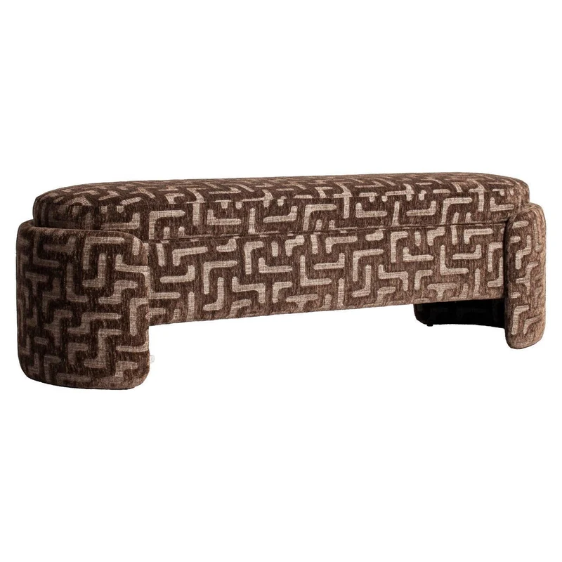 Richmond Interiors Bank Cupid brown labyrinth with storage