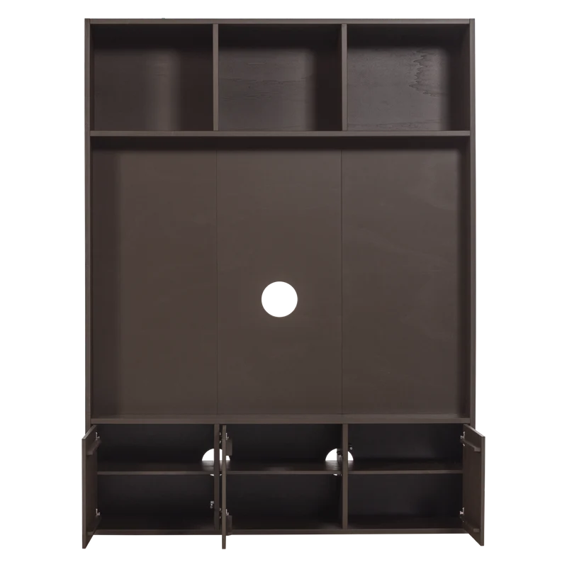 Mobile TV 3 ante in legno di pino Meggy 160x215 cm - modulo componibile
