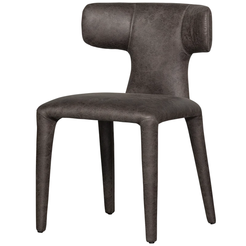 Set di 2 sedie da pranzo in similpelle Permit 52x78 cm