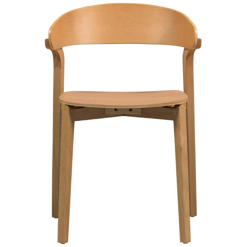 Set di 2 sedie in frassino Cras 52x75 cm