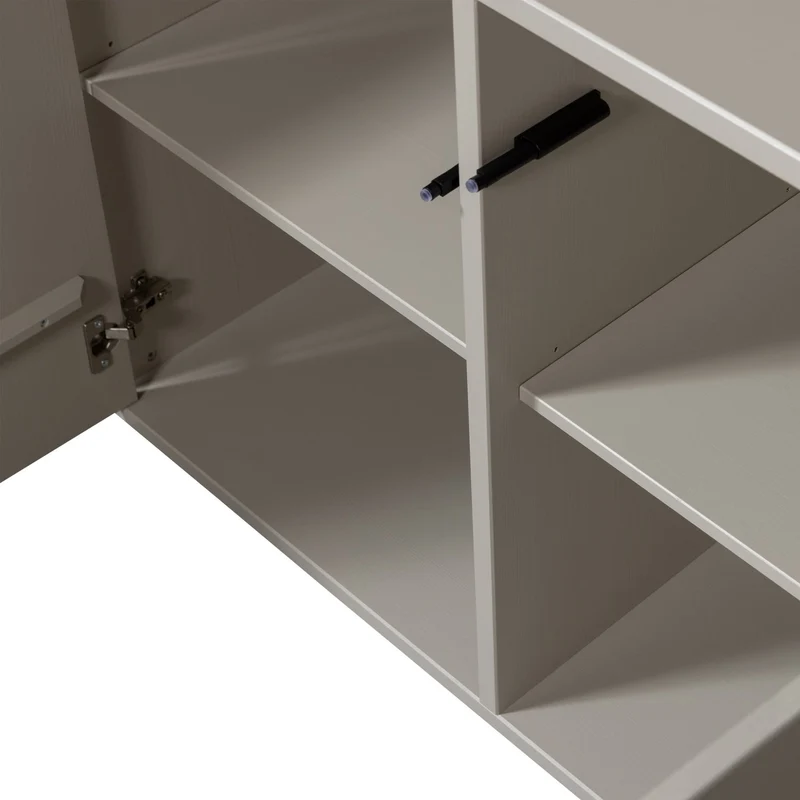 Armadio 3 ante in legno di pino Meggy 108x215 cm - modulo componibile