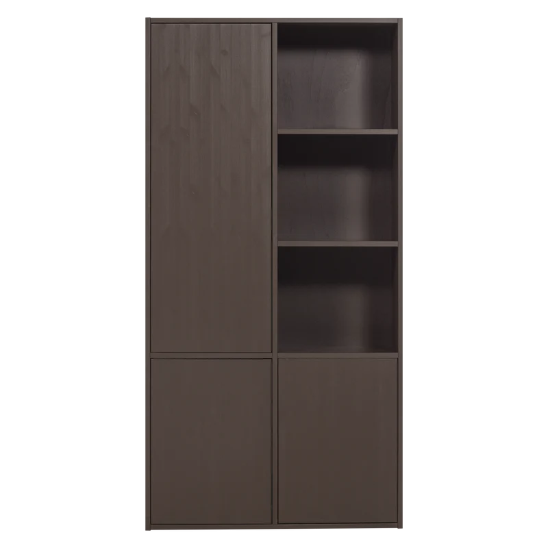 Armadio 3 ante in legno di pino Meggy 108x215 cm - modulo componibile