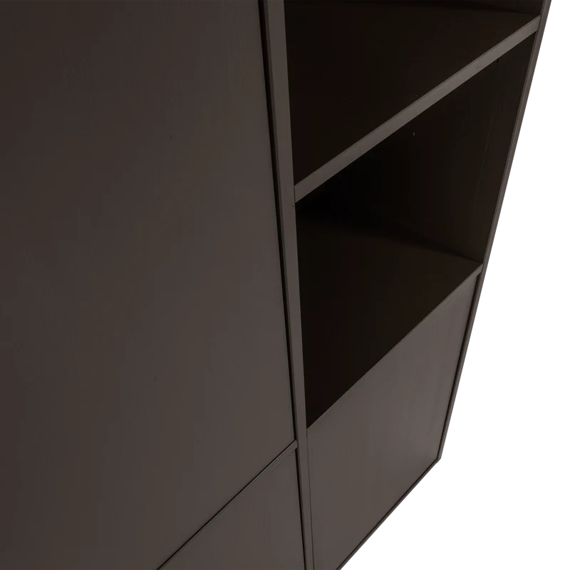 Armadio 3 ante in legno di pino Meggy 108x215 cm - modulo componibile