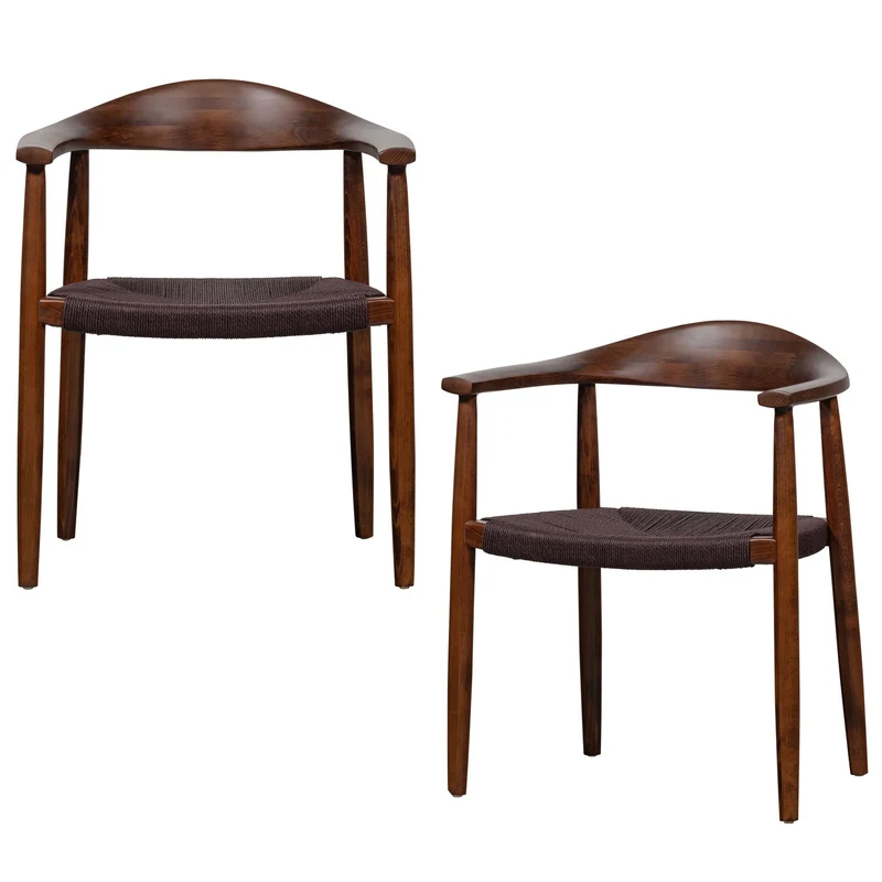 Set di 2 sedie in legno di faggio marrone Embrace 64x76 cm