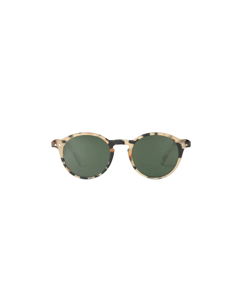 Occhiale da Sole Polarizzato #D - Light Tortoise - Green Lenses