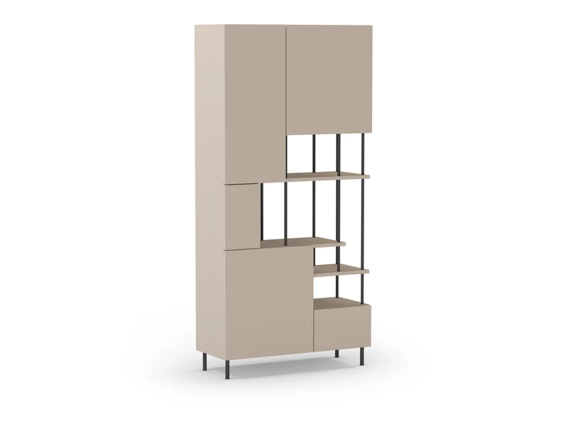 Libreria 5 ante Perla 84x175 cm