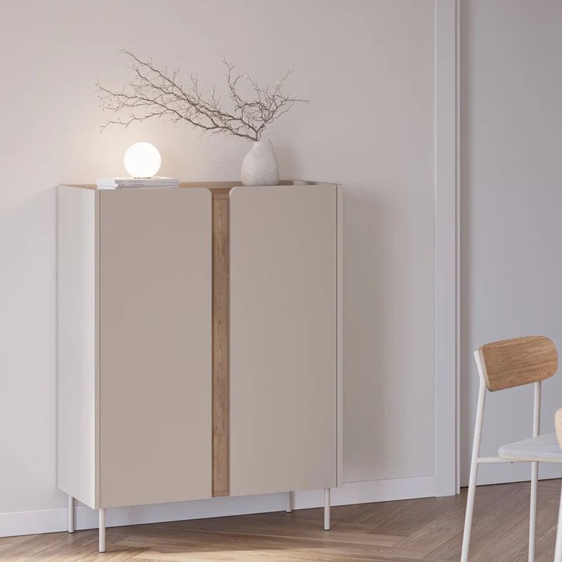 Credenza 2 ante crema Lucis 90x120 cm