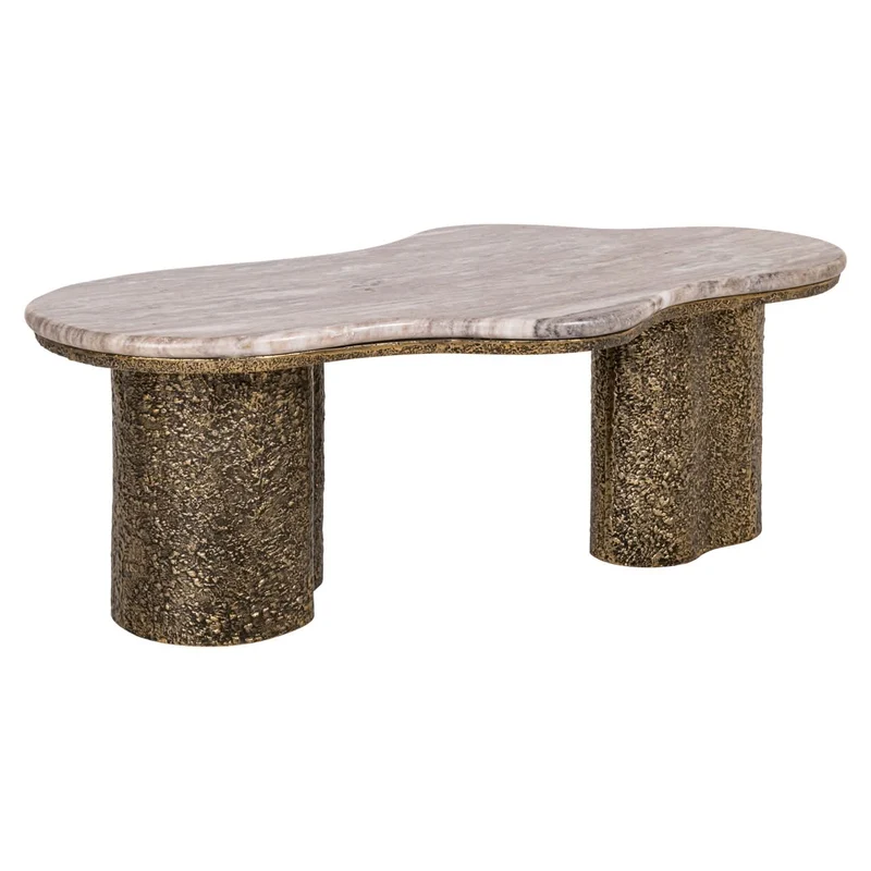 Richmond Interiors – Couchtisch Abandos Brass Antique