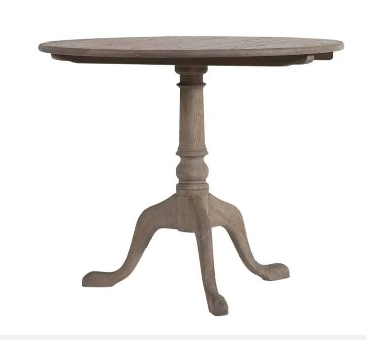 Flamant Beistelltisch EDWARDS, rund, Eiche verwittert, 90 cm