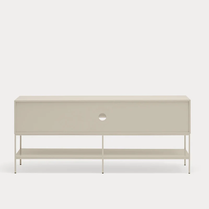 Mobile TV 2 ante 2 cassetti con gambe in metallo Platt 178x74 cm