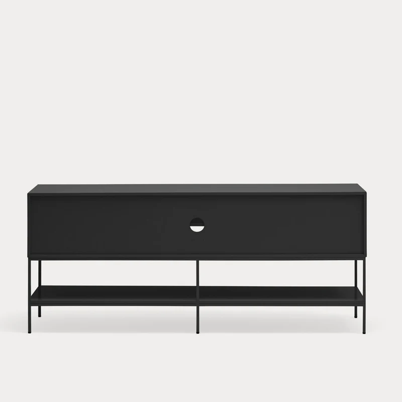 Mobile TV 2 ante 2 cassetti con gambe in metallo Platt 178x74 cm