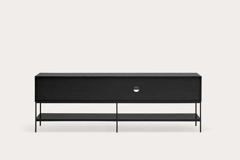 Mobile TV 3 ante 2 cassetti con gambe in metallo Platt 220x74 cm