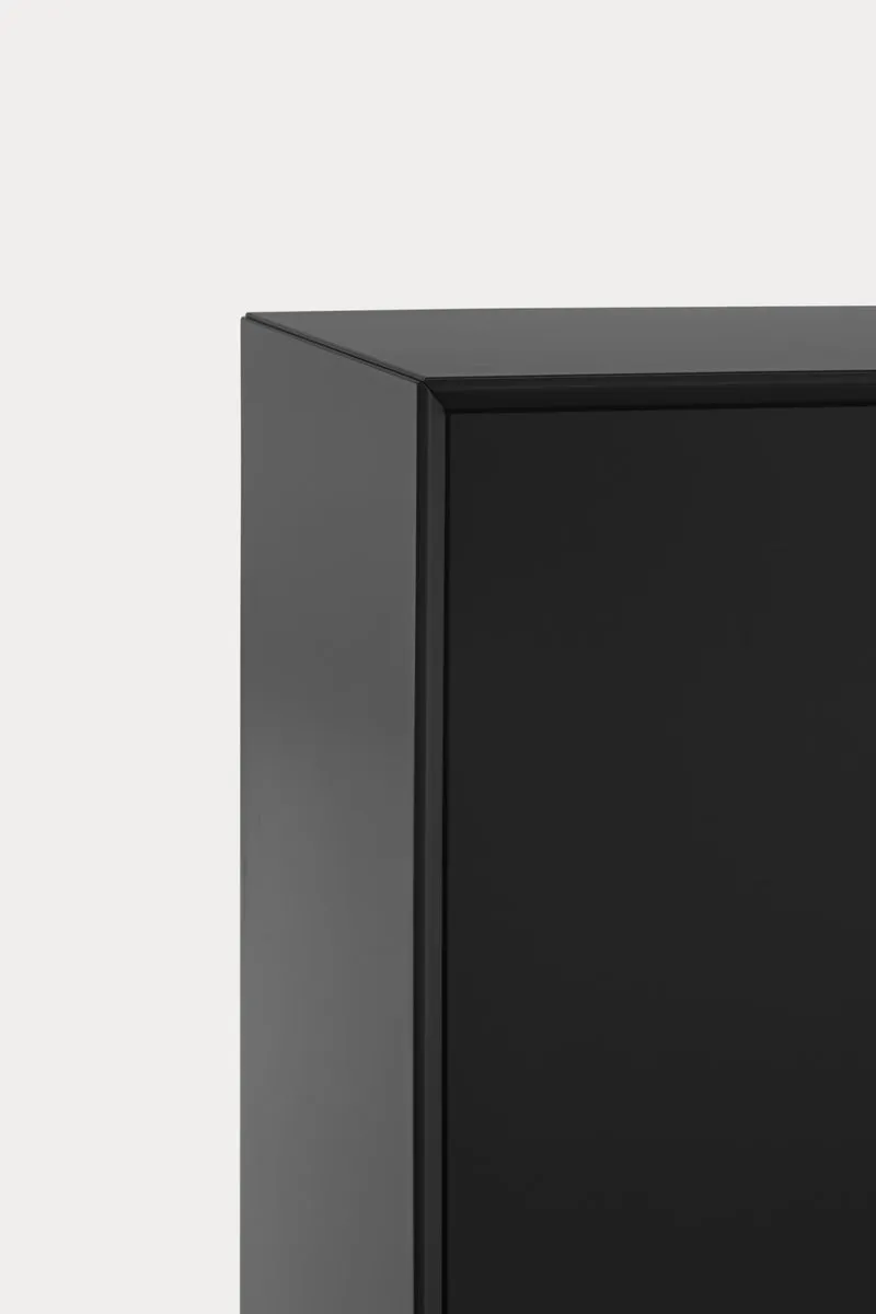 Madia 2 ante 1 cassetto con gambe in metallo Platt 166x98 cm