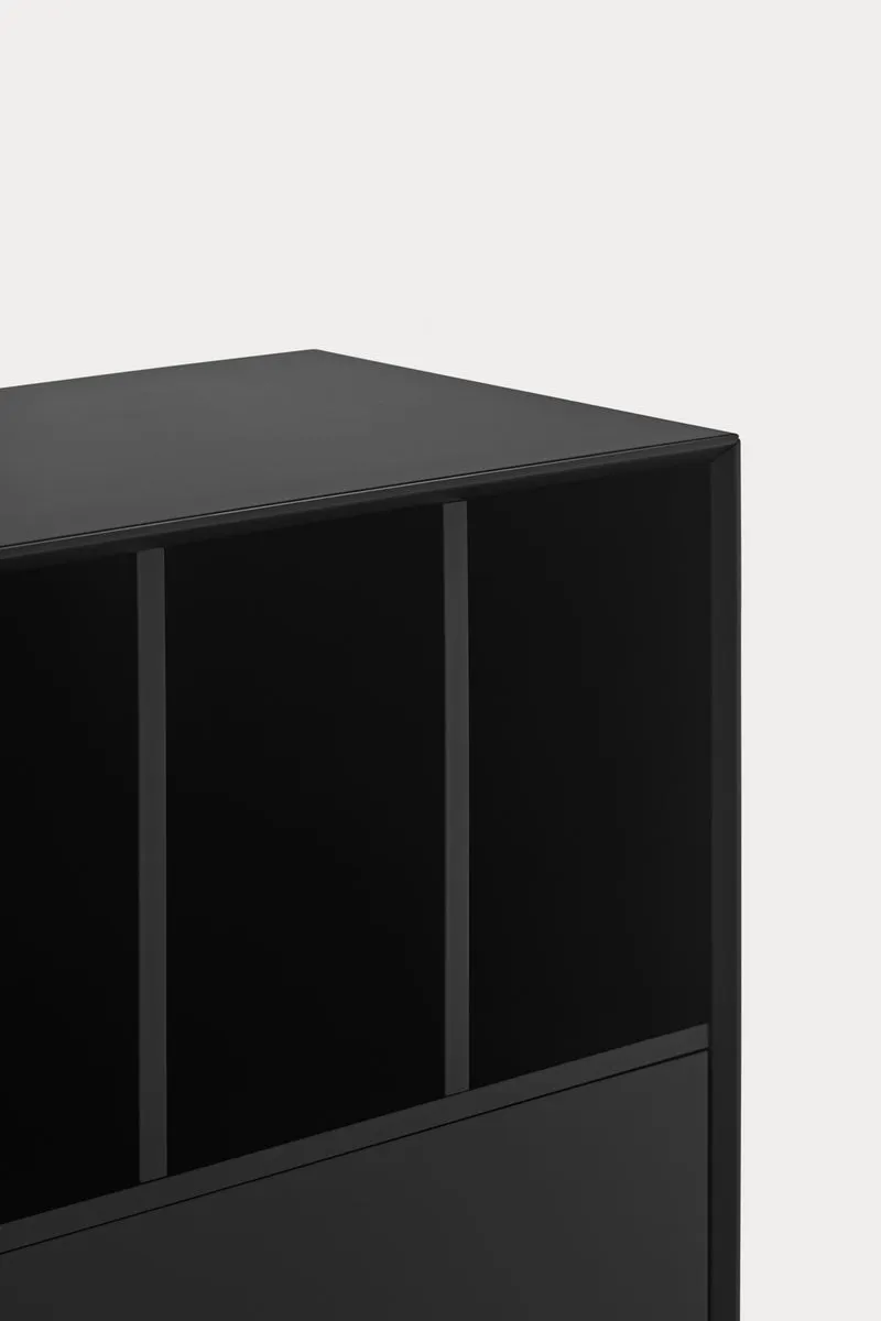 Madia 2 ante 1 cassetto con gambe in metallo Platt 166x98 cm