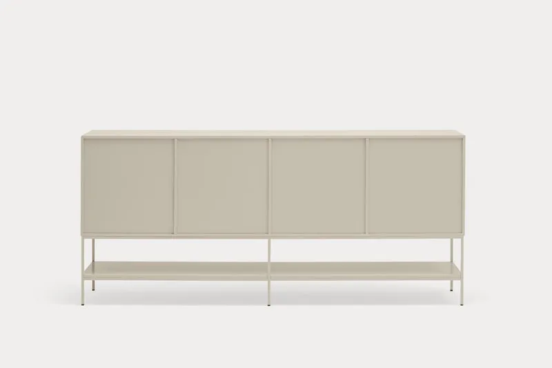 Madia 2 ante 4 cassetti con gambe in metallo Platt 220x98 cm