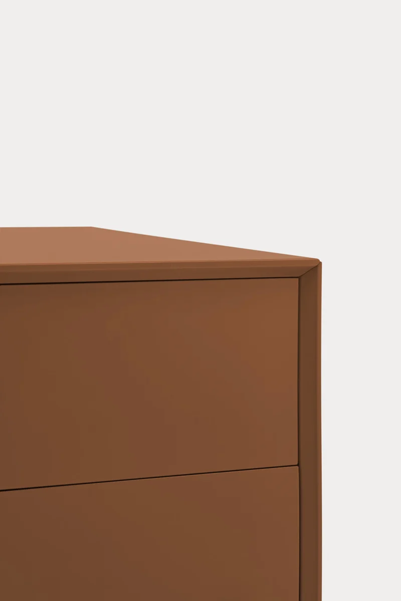 Madia 2 ante 4 cassetti con gambe in metallo Platt 220x98 cm