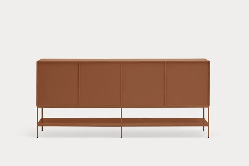 Madia 2 ante 4 cassetti con gambe in metallo Platt 220x98 cm
