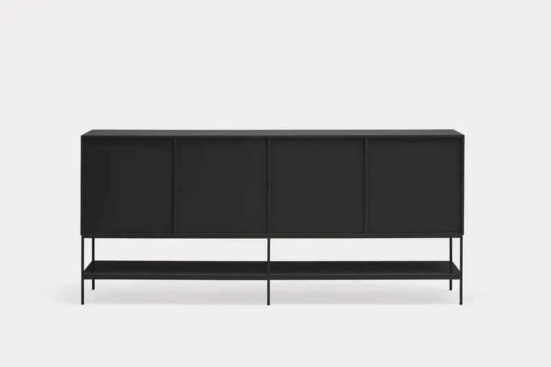 Madia 2 ante 4 cassetti con gambe in metallo Platt 220x98 cm