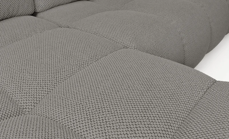Divano letto angolare in tessuto cinigliato Vienna 286x177 cm