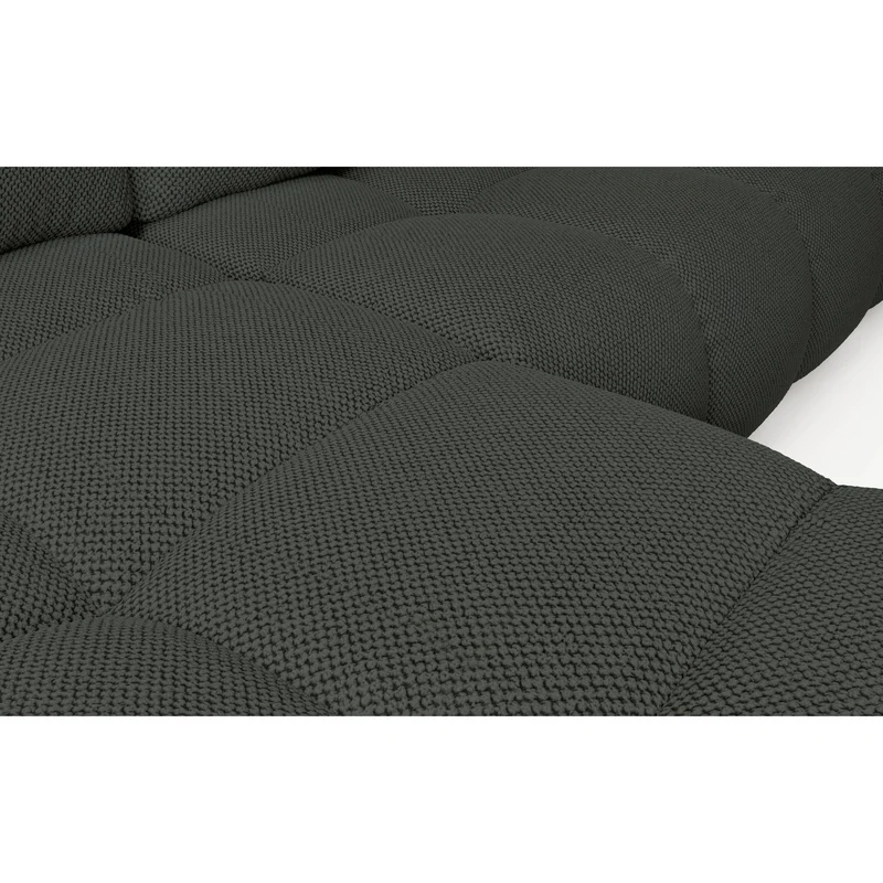 Divano letto angolare in tessuto cinigliato Vienna 286x177 cm