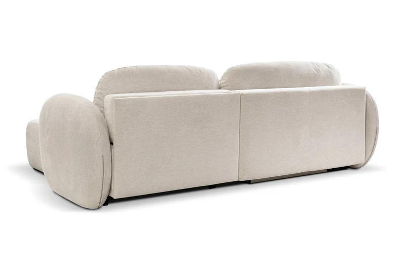 Divano letto angolare in tessuto cinigliato Madrid 248x174 cm