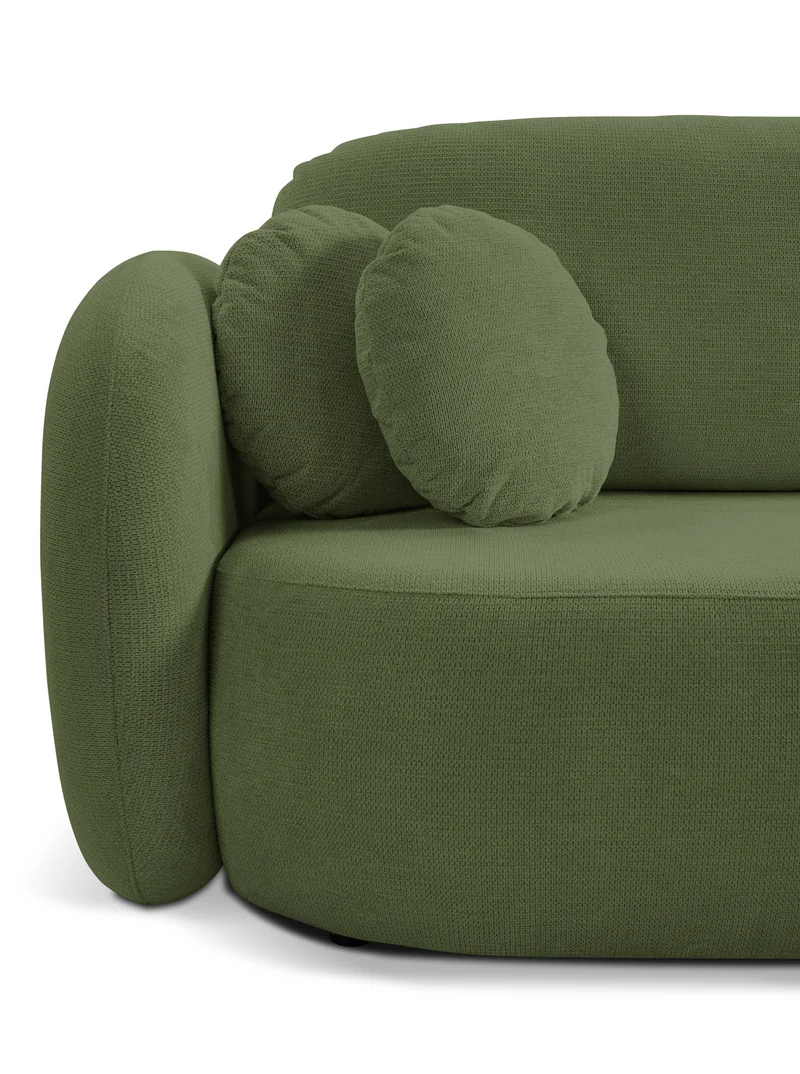 Divano letto angolare in tessuto cinigliato Madrid 248x174 cm