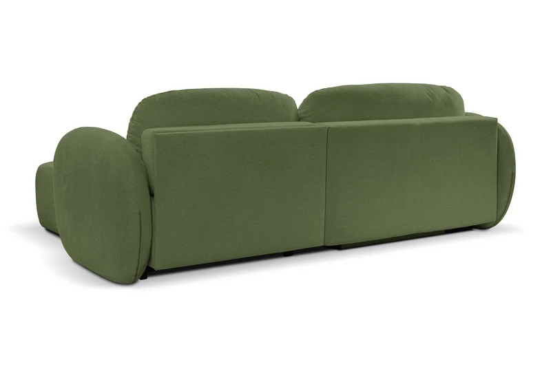 Divano letto angolare in tessuto cinigliato Madrid 248x174 cm