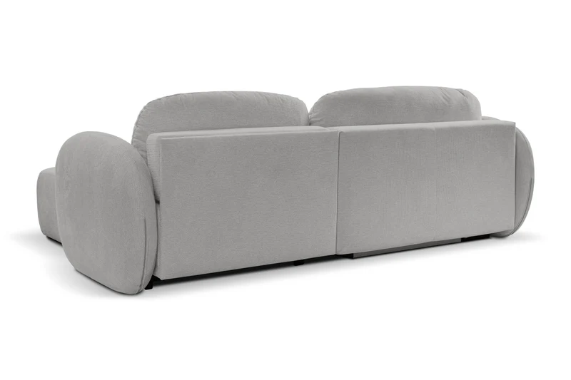 Divano letto angolare in tessuto cinigliato Madrid 248x174 cm