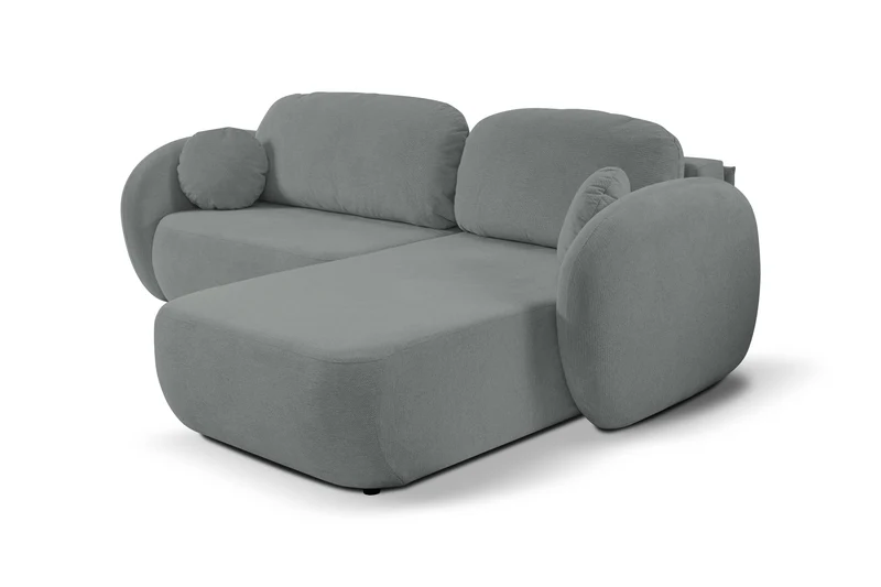 Divano letto angolare in tessuto cinigliato Madrid 248x174 cm