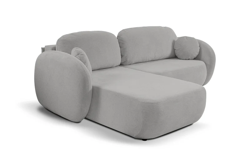 Divano letto angolare in tessuto cinigliato Madrid 248x174 cm