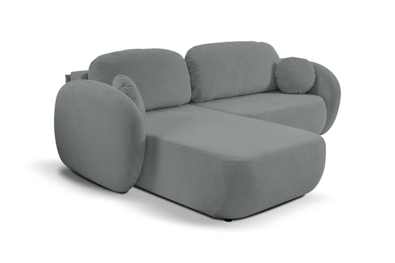Divano letto angolare in tessuto cinigliato Madrid 248x174 cm
