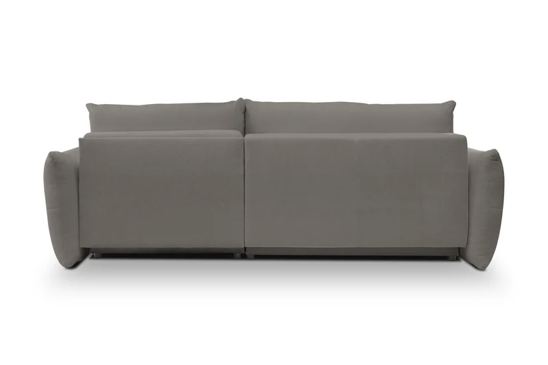 Divano letto angolare in tessuto cinigliato Dublino 257x111/177 cm