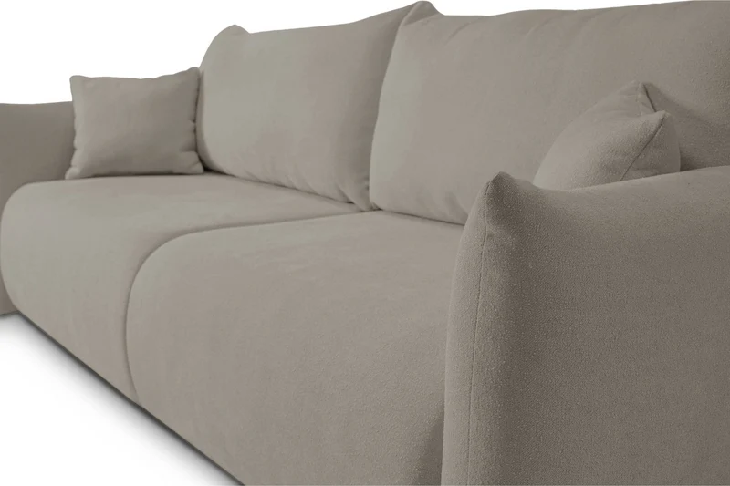 Divano letto in tessuto cinigliato Marsiglia 240x108/145 cm
