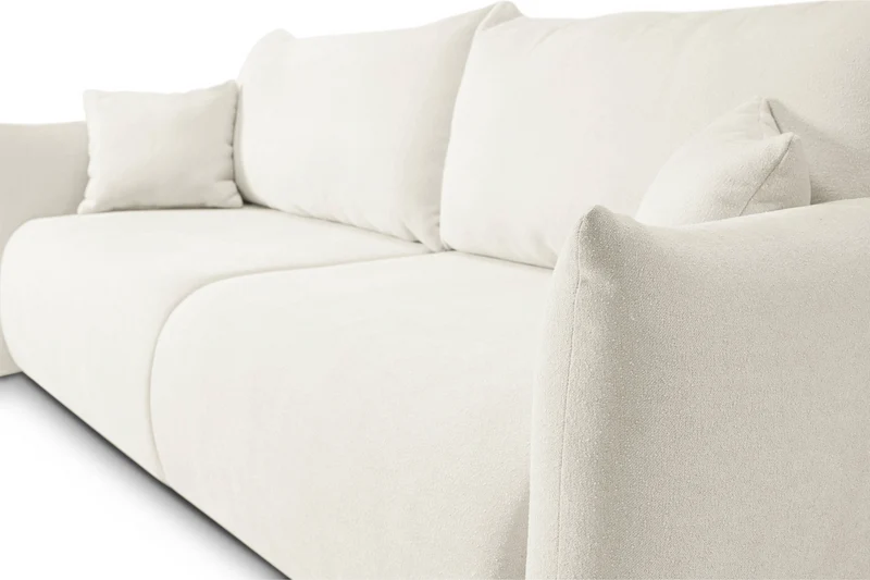 Divano letto in tessuto cinigliato Marsiglia 240x108/145 cm