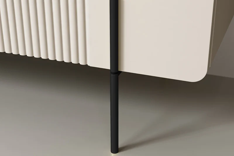 Madia 4 ante con piede in metallo Miami 200x87 cm