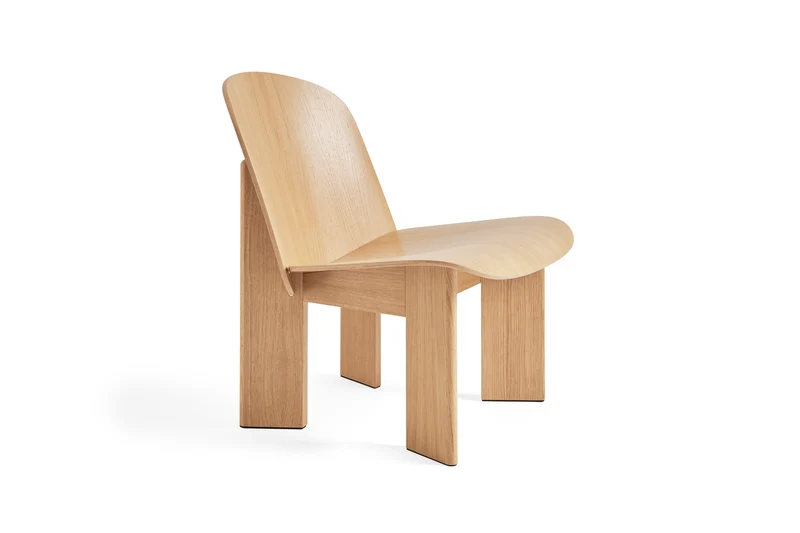 Chisel Lounge Chair - Oak
